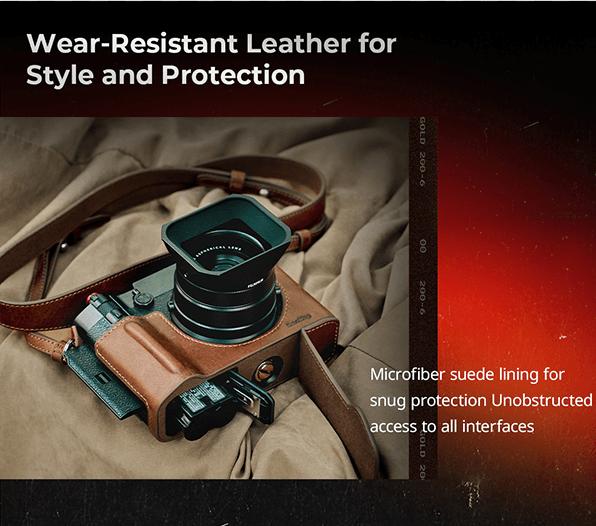 Image du produit SmallRig Ledertaschen-Kit für FUJIFILM GFX100RF Schwarz (Sac à bandoulière pour appareil photo)