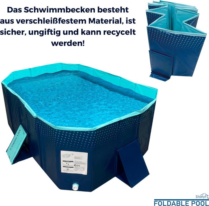 Actual product image Starlyf Foldable Pool