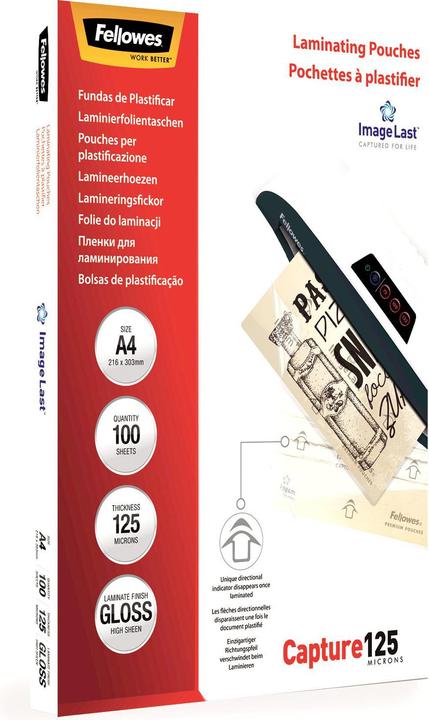 Actual product image Fellowes Capture 125 (A4, 100 Piece, 125 µm)
