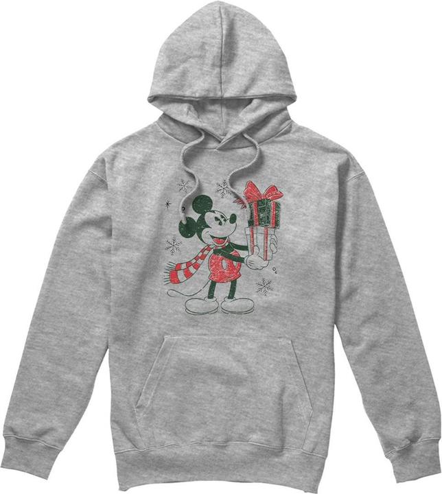 Immagine prodotto Disney Felpa con Cappuccio Natale Topolino Regalo Uomo (L)