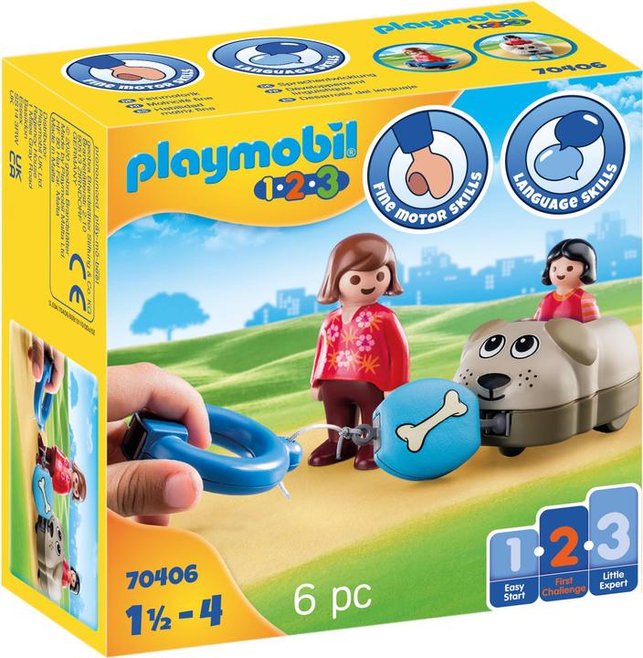 Produktbild Playmobil Mein Schiebehund (70406, Playmobil 1.2.3)