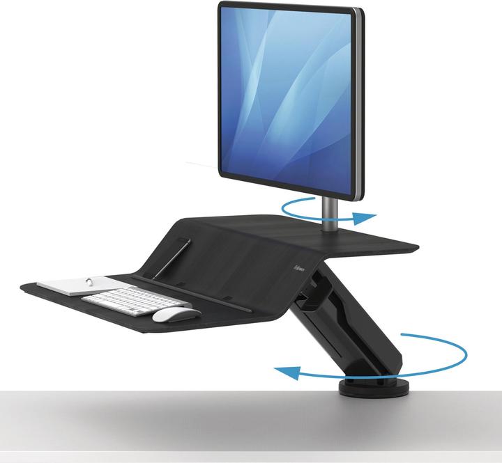 Immagine prodotto Fellowes LOTUS - Postazione di lavoro in piedi per monitor (Tavolo, 27")