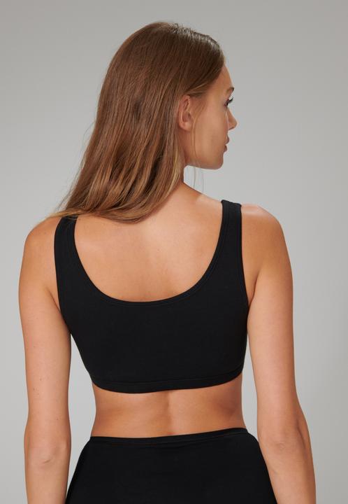 Immagine prodotto Schiesser Bustier da donna senza reggiseno Reggiseno 95/5 Cotone organico sostenibile | 2 pezzi (46, Confezione da 2)