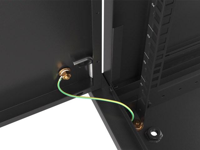 Actual product image Lanberg WF01-6406-00B Rack 6U Wall Mounted Shelf (6 RU, 19 inch rack)