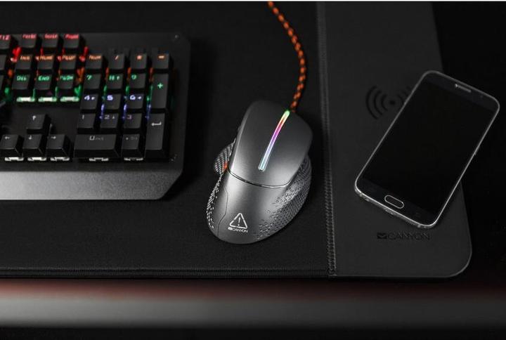Produktbild Canyon for gaming Apstar GM-12, with backlight, 6 programmable buttons, Sunplus SPCP6651B optical se (Kabelgebunden)
