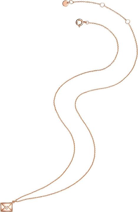 Produktbild Lulu & Jane Damen Kette Umschlag Messing - 35810 (Messing)