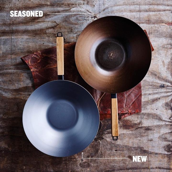 Image du produit Beka Poêle à wok Nomad (24 cm, Wok, Acier au carbone)