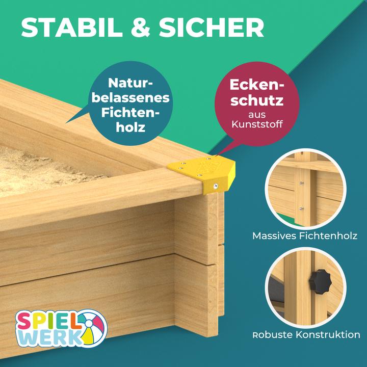 Image du produit Spielwerk Bac à sable avec toit