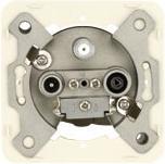 Produktbild InLine 69983 SAT + TV + Radio Telefon-/Antennen-/Steckdose (Antennendose)