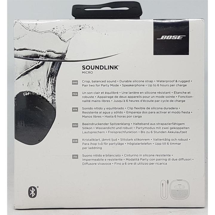 Actual product image Bose SoundLink Micro (6 h, Rechargeable battery operated)
