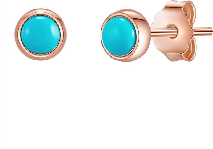 Image du produit Glanzstücke München Femmes argent sterling turquoise (rec.) or rose - 28437 (Argent Sterling)