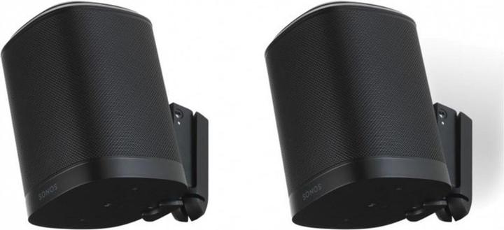 Actual product image Flexson Wall mount for Sonos One and Play:1 (1 pair, Wall installation, Pivoting, Tiltable, Rotatable)