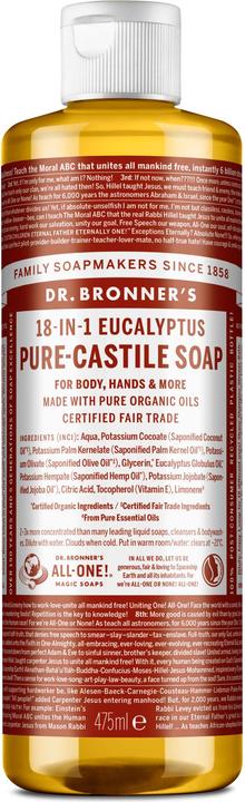 Dr. Bronner's Pure Castile Liquid Soap Eucalyptus 475 ml (475 ml)