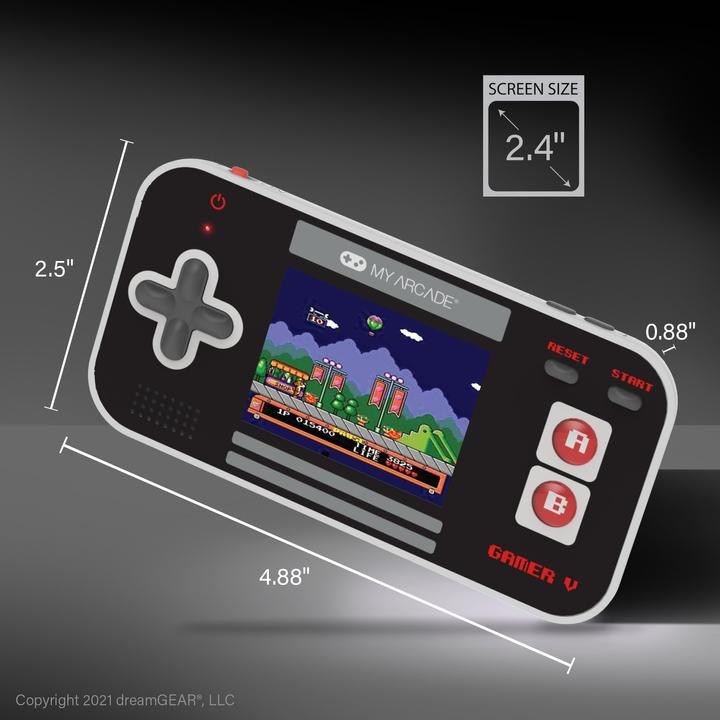 Immagine prodotto MyArcade MY ARCADE, GAMER V CLASSIC (220 GIOCHI IN 1), NERO/GRIGIO/ROSSO