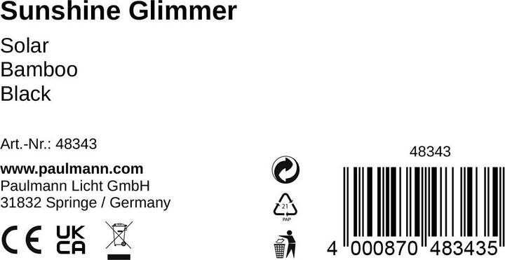 Actual product image Pauleen Solar lantern Sunshine Glimmer (1 x)