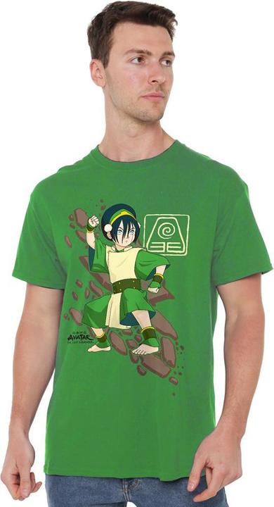 Actual product image Avatar: The Last Airbender Mens Rock Slide Toph T-Shirt (XL)