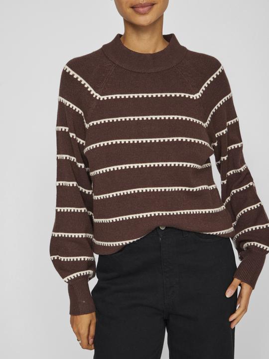 Produktbild Vila Gestreifter Strickpullover (S)