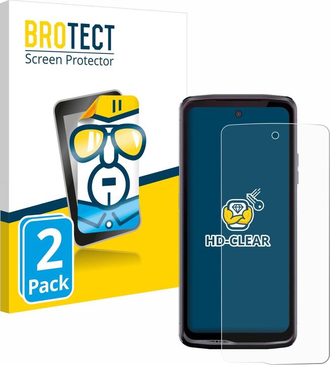 Actual product image BROTECT Screen Protector Clear (2 Piece, Crosscall Stellar X5)