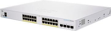 Image du produit Cisco PoE+ Switch CBS350-24P-4G-EU 28 Port (24 Ports)