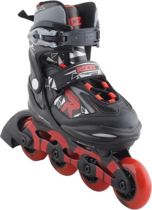 Productafbeelding Roces Rolschaatsen Moody Boy Tif, zwart-rood, maat 30-35 (30, 31, 32, 33, 34, 35)