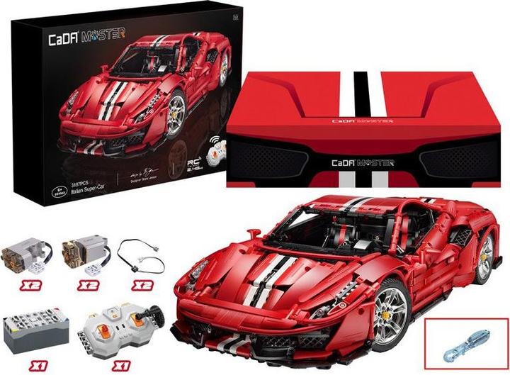 Produktbild Cada MASTER Red Super Car 1:8 inkl Power System