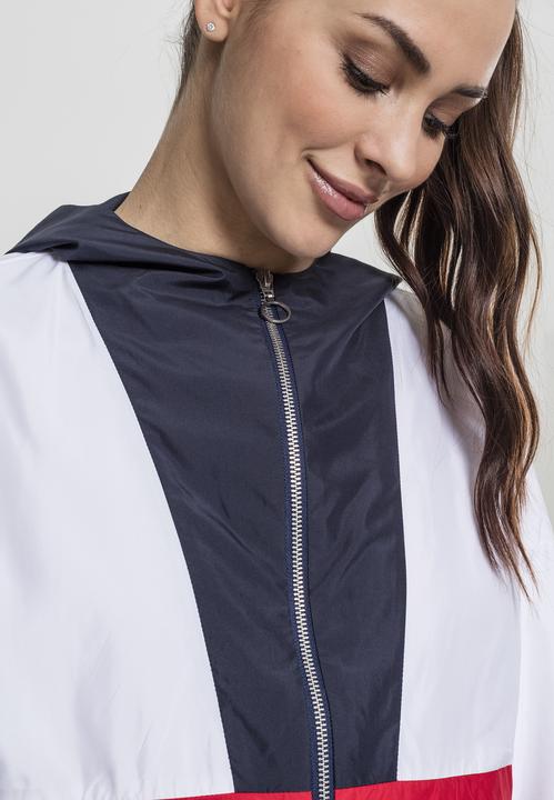 Actual product image Urban Classics Ladies 3-Tone Oversize Windbreaker (S)