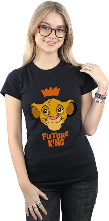 Actual product image Disney Womens/Ladies The Lion King Simba Future King Cotton T-Shirt (S)