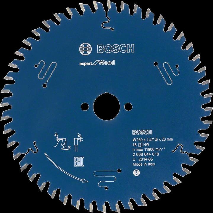 Produktbild Bosch Professional Zubehör Kreissägeblatt Expert for Wood, 254 x 30 x 2,6 mm, 22