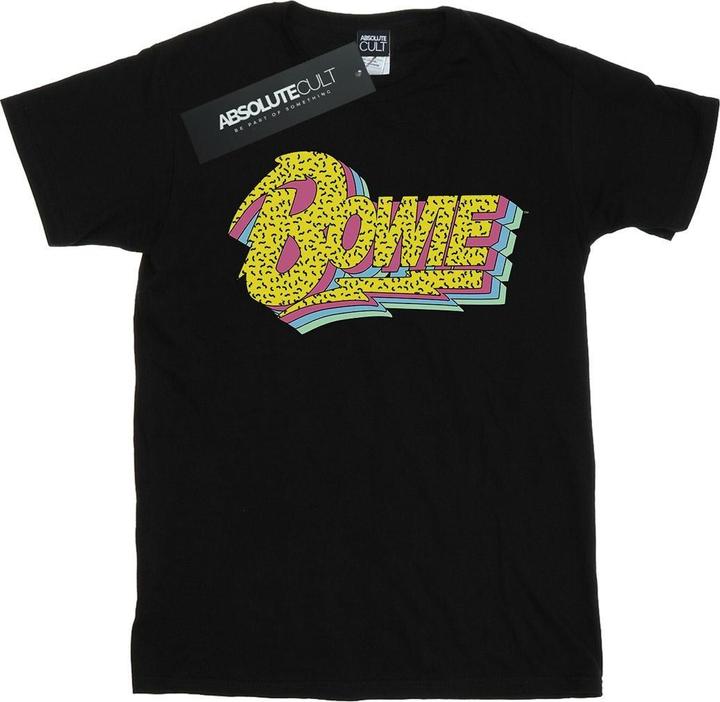 Actual product image David Bowie Girls Moonlight 90s Logo Cotton T-Shirt (152, 158)
