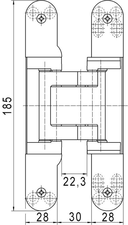 Produktbild Simonswerk Objektbänder TECTUS TE 541 3D FVZ