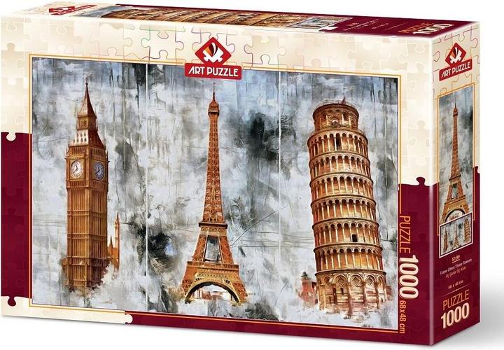 Art Puzzle Puzzle 1000 Three Cities - Three Towers (1000 pieces)