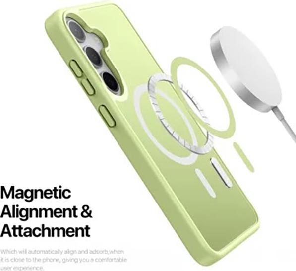 Immagine prodotto Samsung Galaxy S25 Plus - Ducis Yind Series mit Magsafe in Limettengrün (Samsung Galaxy S25+)