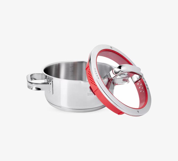 Immagine prodotto WMF Pentola per tostatura Funzione4 (20 cm, Pirofila + casseruola, Acciaio inossidabile)