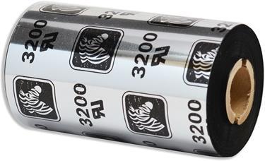 Actual product image Zebra 3200 Wax/ Resin (5.60 cm, Black)