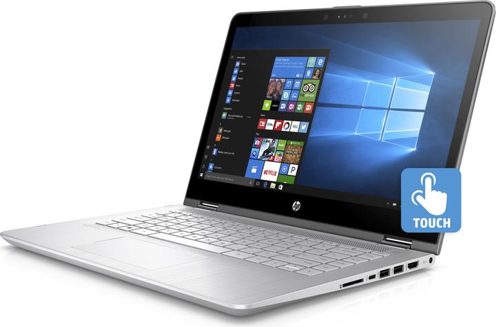 Produktbild HP Pavilion x360 14-ba070nz (14", Intel Core i5-7200U, 8 GB, 256 GB, CH)
