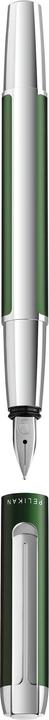 Produktbild Pelikan Füllfederhalter Pura, Feder M, Waldgrün (Grün, Silber, 1 x)