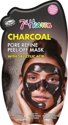 Actual product image 7th Heaven Charcoal Peel Off Face Mask with Salicylic Acid - Pore Refine for Oily Skin