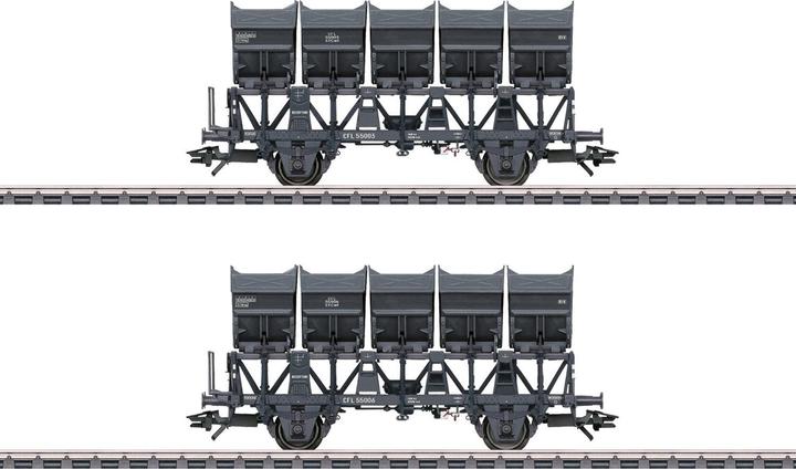 Produktbild Märklin 46358 H0 2er-Set Muldenkippwagen der CFL (Spur H0)