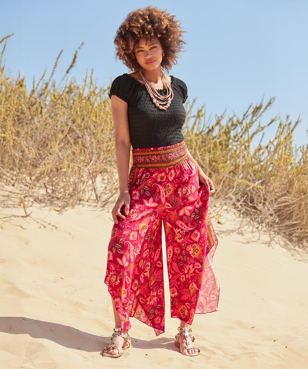 Produktbild Joe Browns Contrast Floral Border Print Relaxed Fit Trousers (34)
