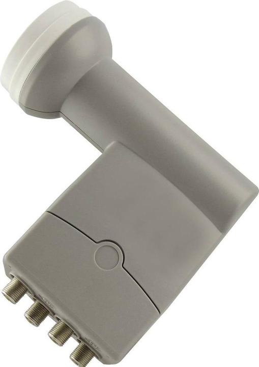 Image du produit Schwaiger Installation SAT 80 cm 4 participants Quad-LNB (avec switch) Gris clair (Antenne parabolique, DVB-S / -S2)
