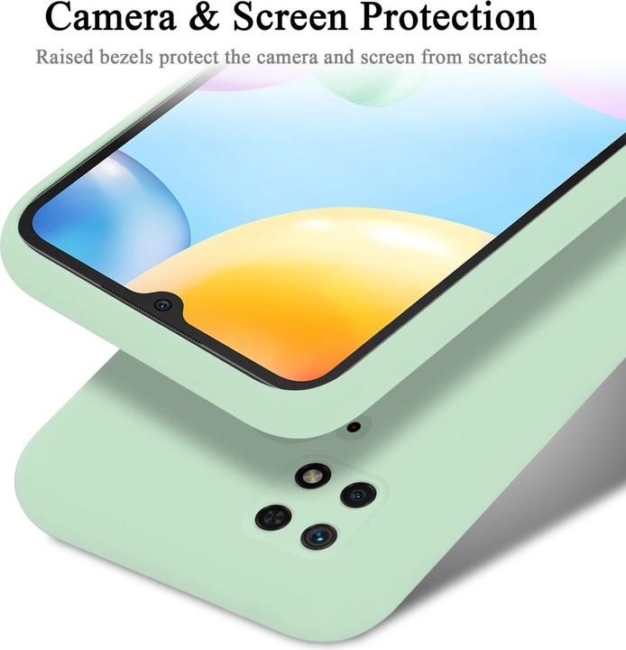 Actual product image Cadorabo TPU Liquid Silicone Case Cover for Xiaomi RedMi 10C / POCO C40 (Xiaomi Redmi 10C, Xiaomi Poco C40)