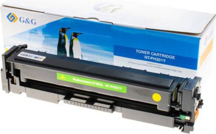 G&G Cartuccia toner sostituisce 201A, CF402A Giallo 1400 pagine (Y)