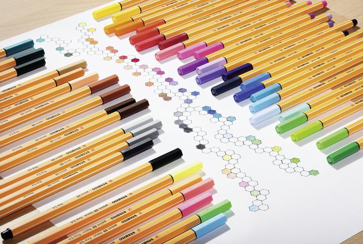 Immagine prodotto STABILO punto 88 Fineliner (Multicolore, 10 x)