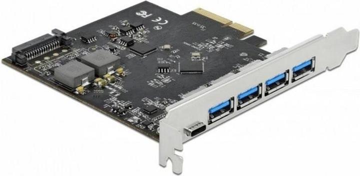 Delock PCI-Express-Karte USB 3.1 Gen2 - 1x USB-C + 4x USB-A