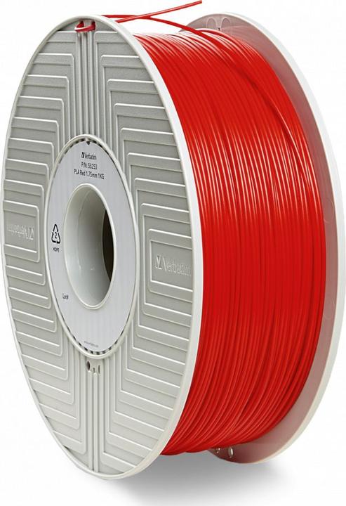 Produktbild Verbatim Filament (PLA, 1.75 mm, 1000 g, Rot)