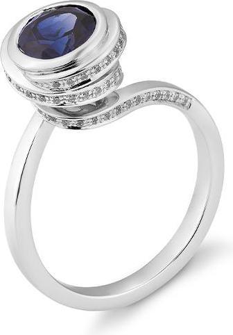 Immagine prodotto Breuning ANELLO - E. SAFIR 1a qualità /Brill. 0,288 Ct. H/si (60, Oro 750/18 K)