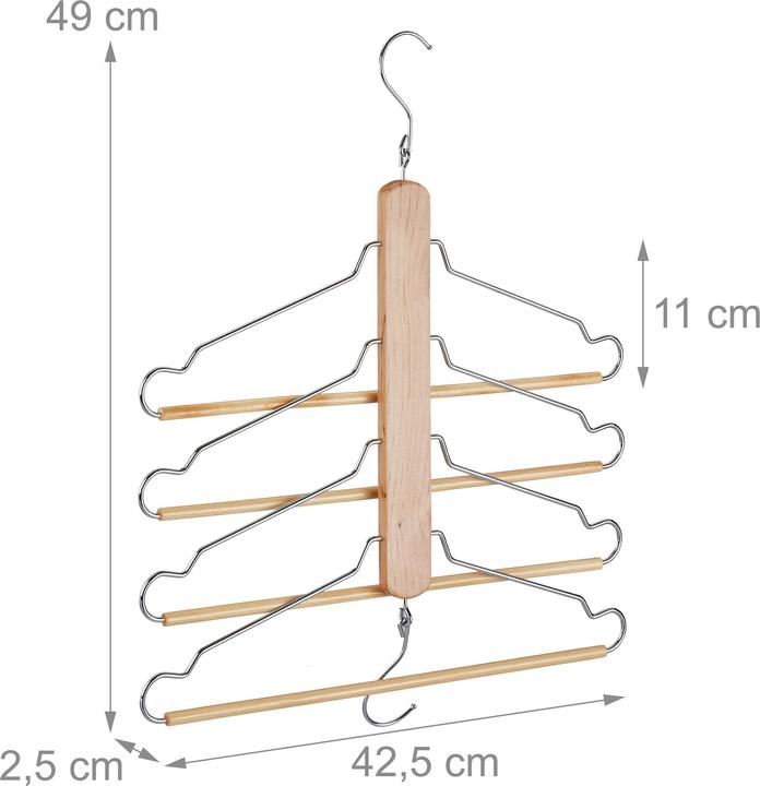 Immagine prodotto Relaxdays Grucce-appendiabiti multiple (1 x)