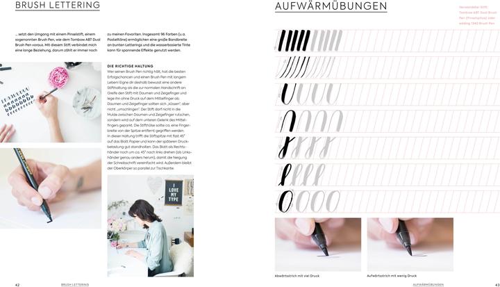 Immagine prodotto Handlettering Alphabete Das Übungsheft mit Stift (Tedesco, Cappella Tanja, 2018)