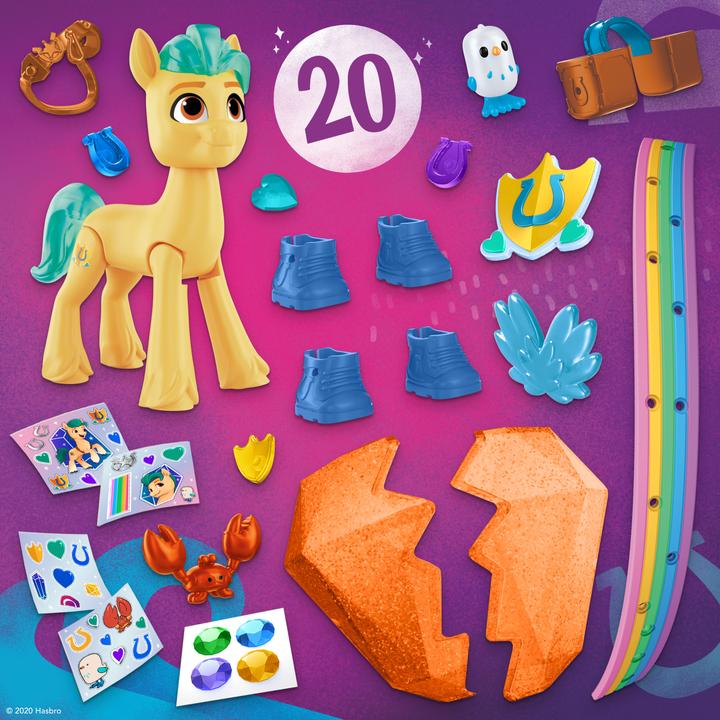 Produktbild My Little Pony Eine neue Generation Kristall-Abenteuer Hitch Trailblazer, 7,5 cm grosses Pony mit Üb