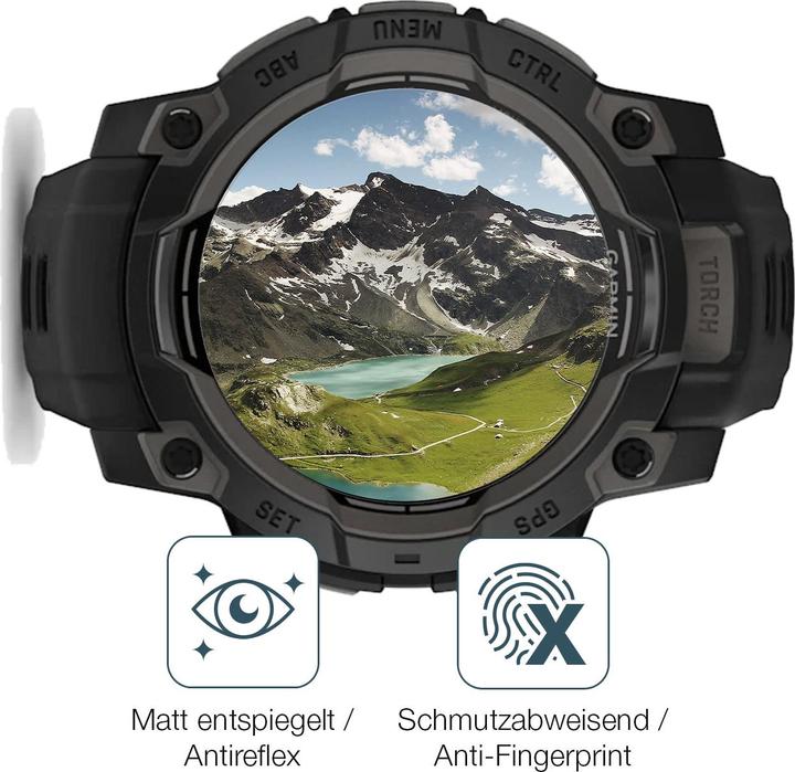 Produktbild Dipos Schutzfolie Matt für Garmin Instinct 3 45mm